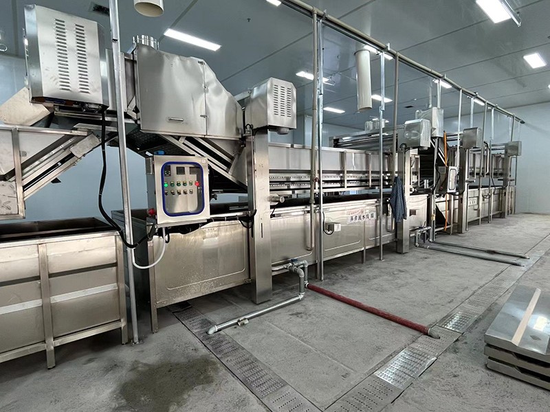 雞爪解凍清洗冷卻流水線(xiàn)